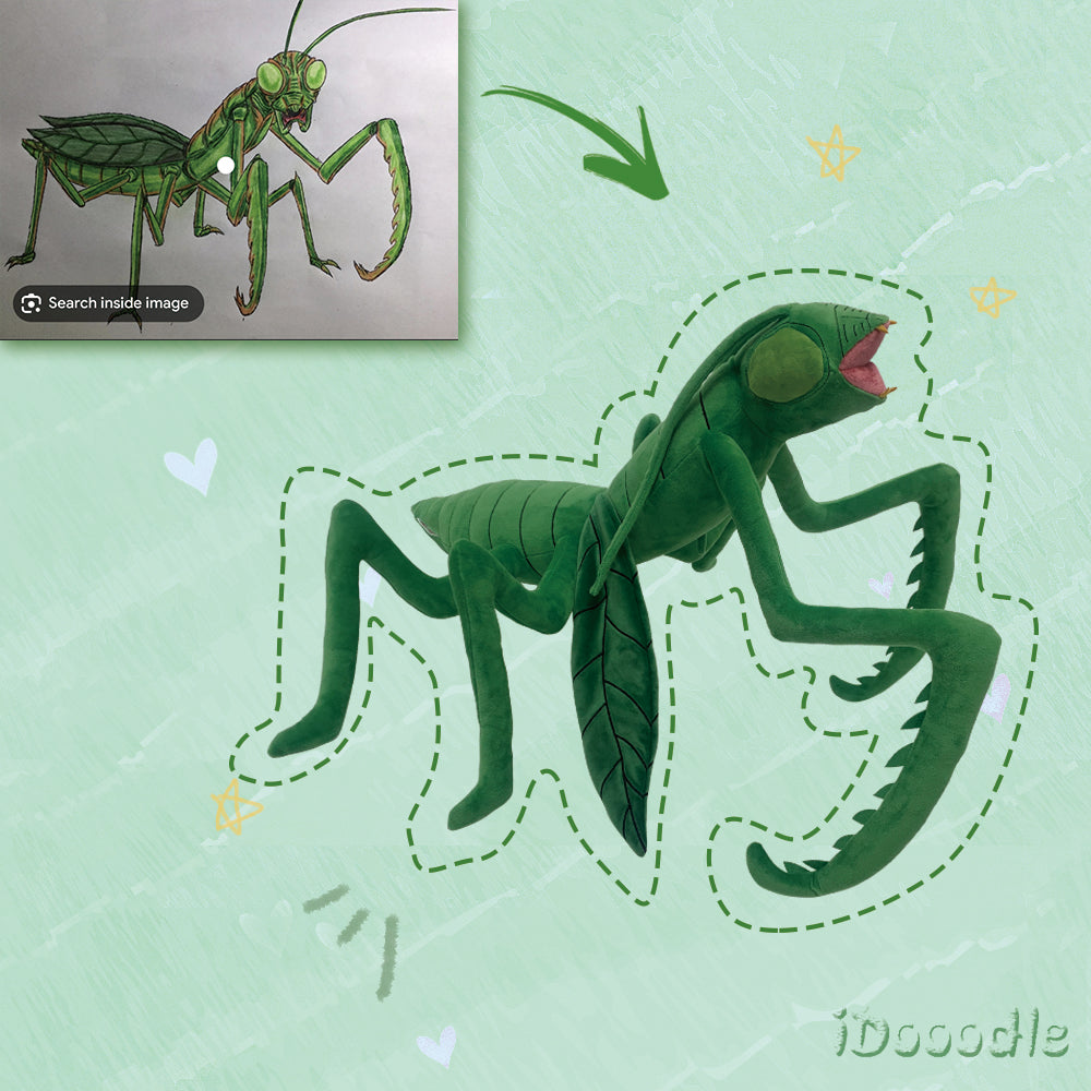 Drow | Custom plush toy based on a drawing