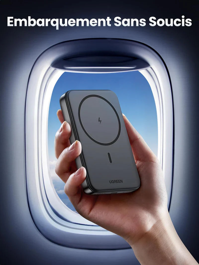 Magnetic external battery