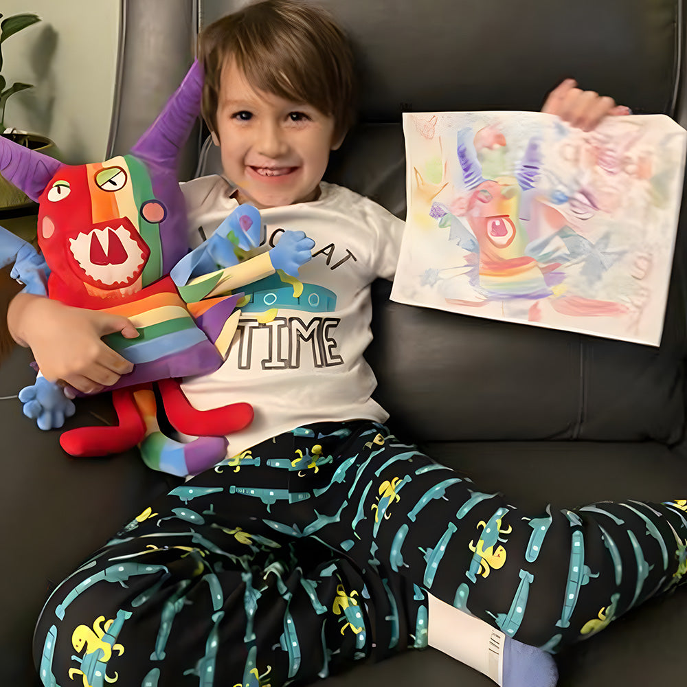 Drow | Custom plush toy based on a drawing