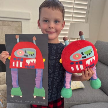 Drow | Custom plush toy based on a drawing