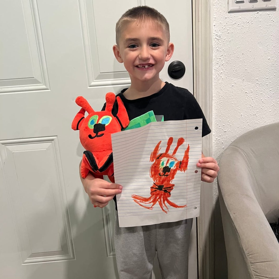 Drow | Custom plush toy based on a drawing