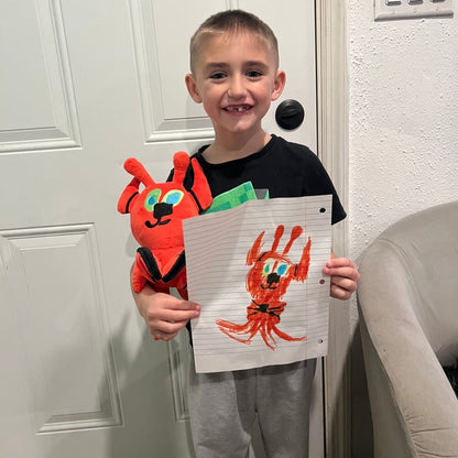 Drow | Custom plush toy based on a drawing