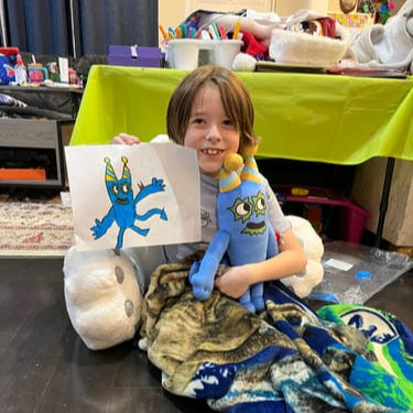 Drow | Custom plush toy based on a drawing