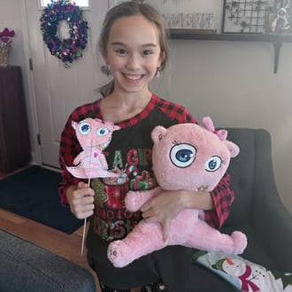 Drow | Custom plush toy based on a drawing