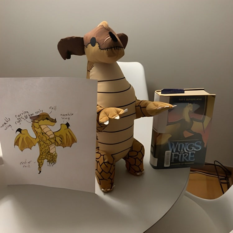 Drow | Custom plush toy based on a drawing