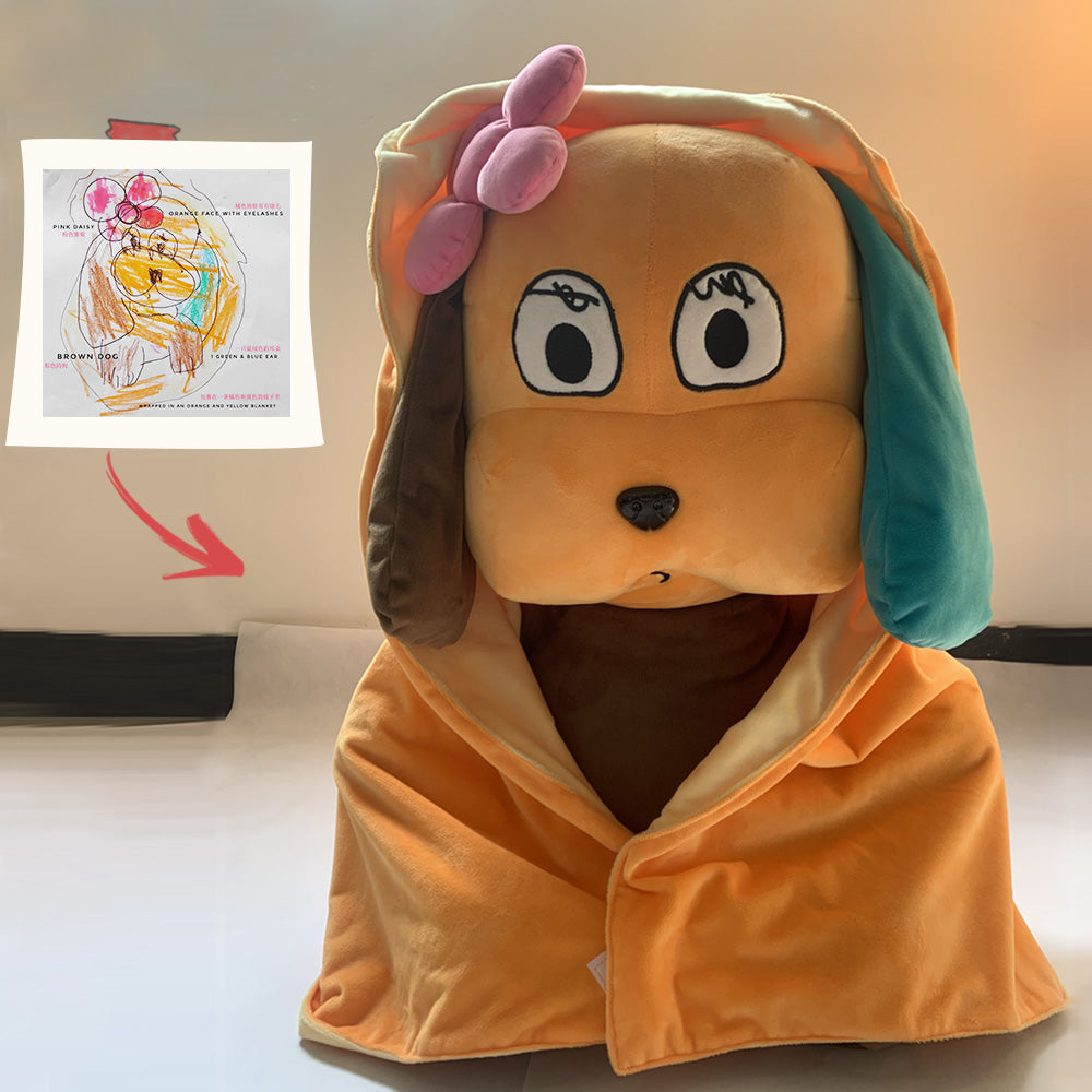 Drow | Custom plush toy based on a drawing