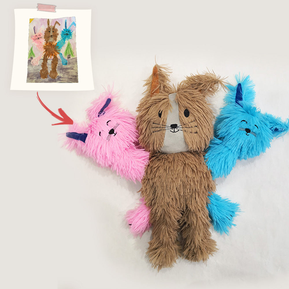 Drow | Custom plush toy based on a drawing
