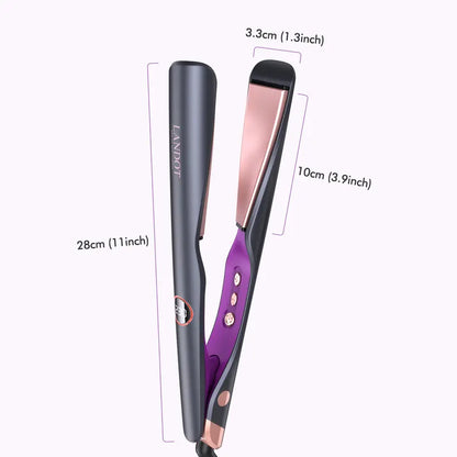 Landot | 2-in-1 Curling Iron and Straightener