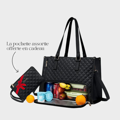 3-in-1 Quilted Handbag