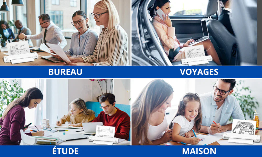 HomeLova | Wireless Portable Printer for Phone and Computer