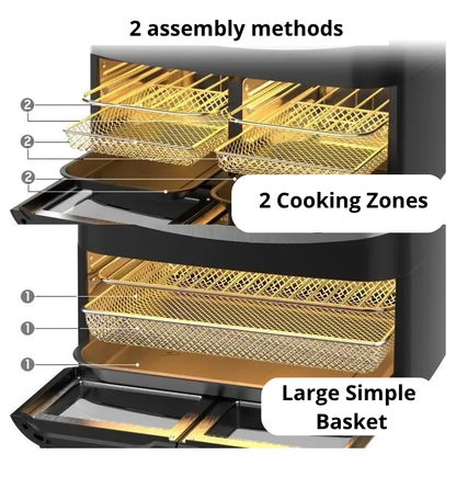 AirFryer | Double Compartment 12L