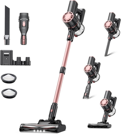 HomeLova | Pink Cordless Vacuum Cleaner