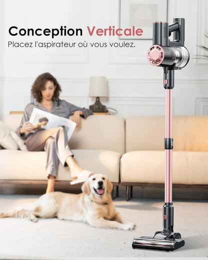 HomeLova | Pink Cordless Vacuum Cleaner