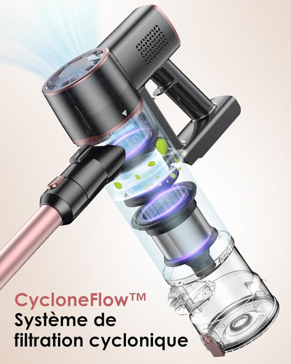 HomeLova | Pink Cordless Vacuum Cleaner