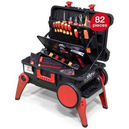 XXL 4 tool case for electricians (82 pcs)