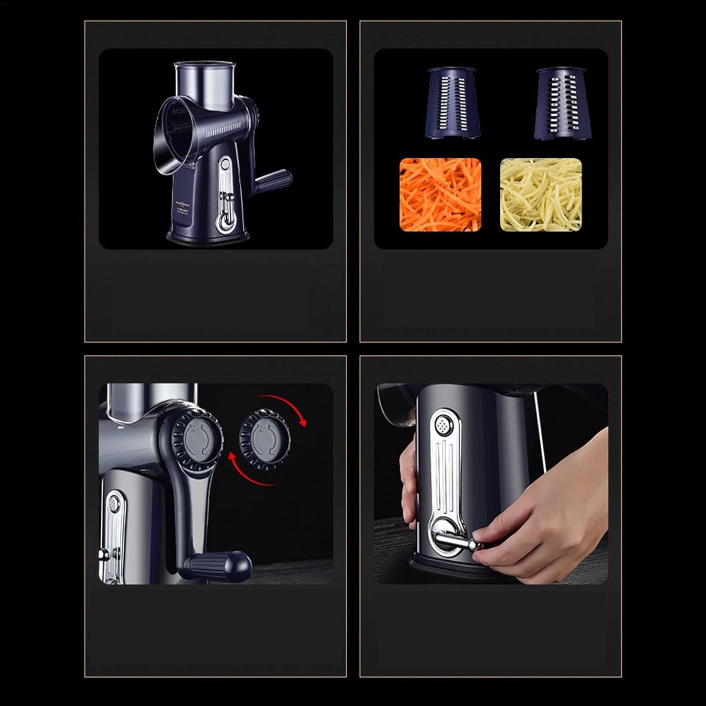 LoopCut | Multifunction Vegetable Cutter with 5 Blades