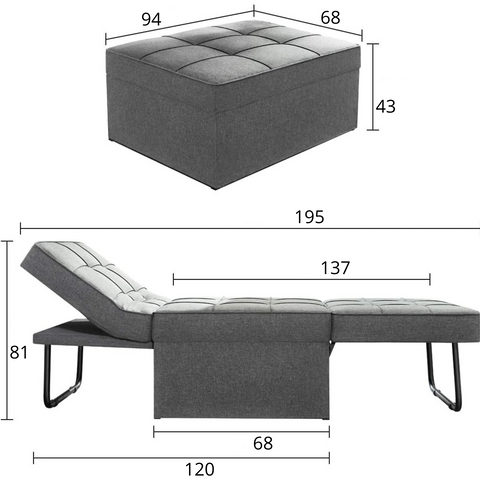 HomeLova | Premium 4-in-1 Sofa Bed
