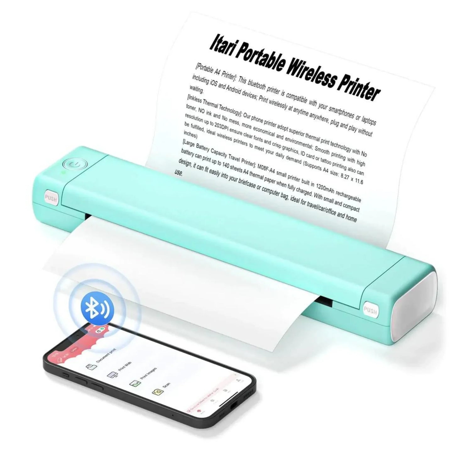 HomeLova | Wireless Portable Printer for Phone and Computer