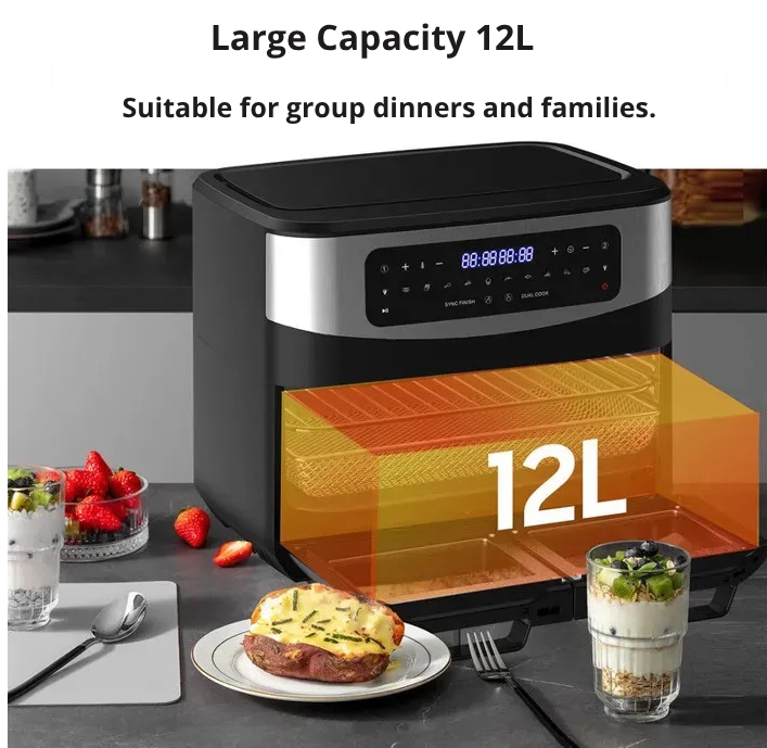 AirFryer | Double Compartment 12L