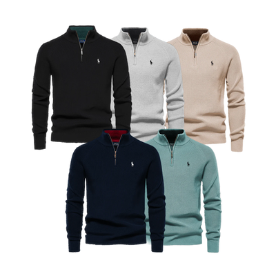 (Clearance) Pack of 5 RL Zip-Up Sweaters
