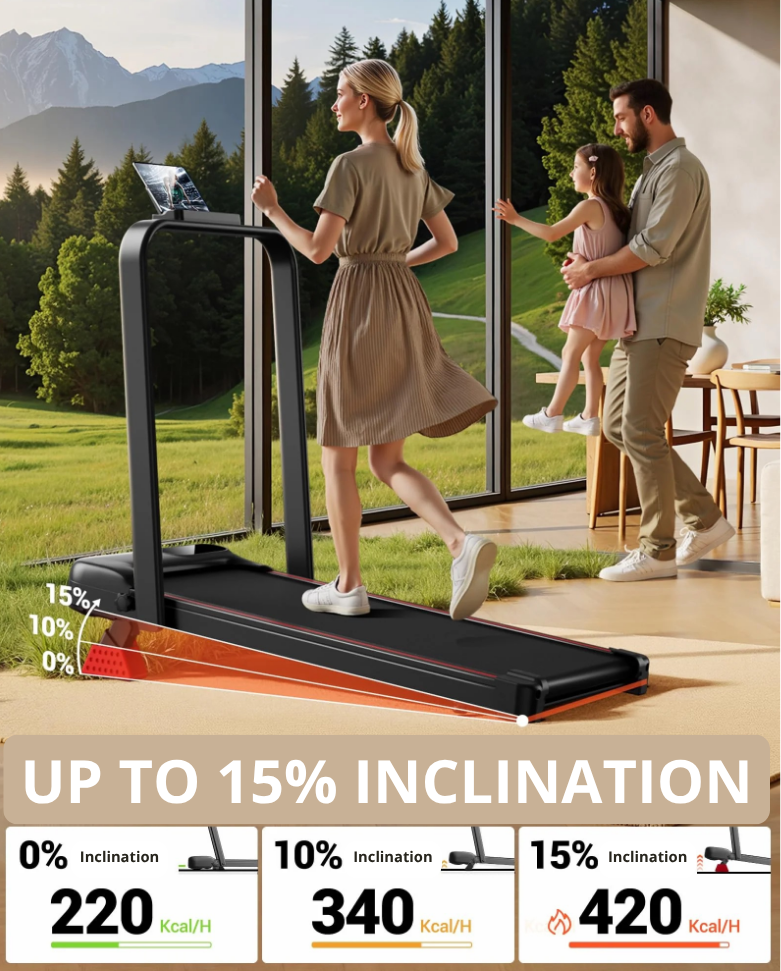HUMAYWALK | FOLDABLE TREADMILL & ADJUSTABLE INCLINE